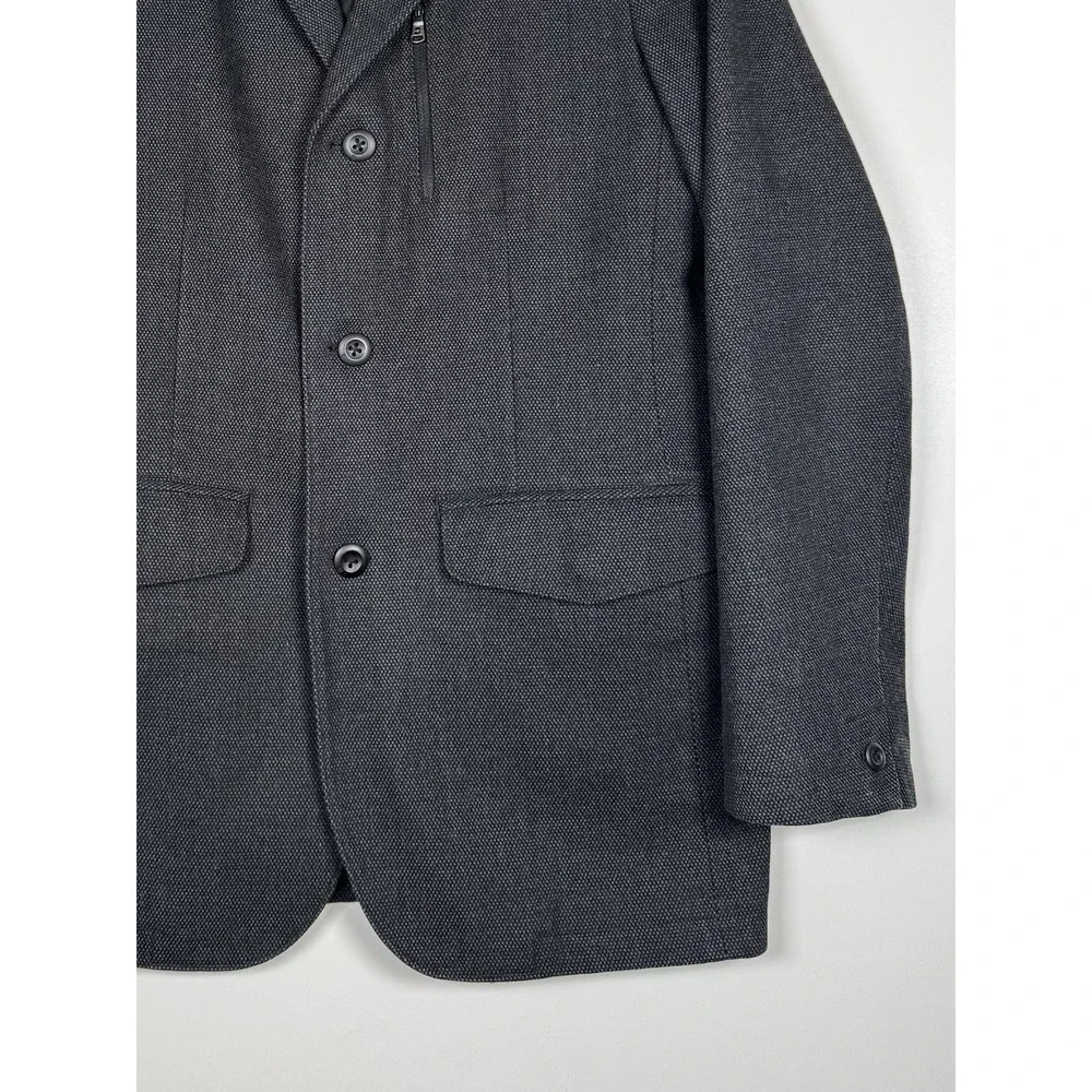 VICTORINOX Blazer Jacket Utility Dark Gray Cotton - Men's Small
